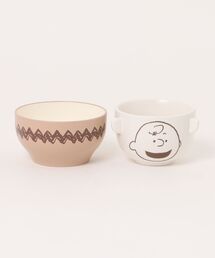 PEANUTS（ピーナッツ）の「PEANUTS/ピーナッツ 汁椀・茶碗セット　【MADE IN JAPAN】（食器）」