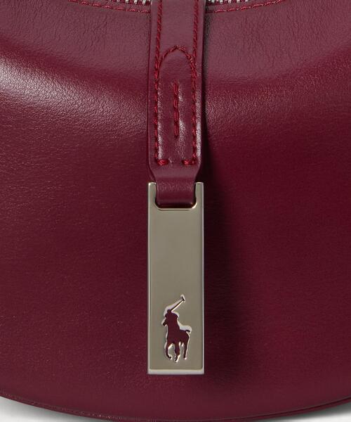 POLO RALPH LAUREN(ポロ ラルフ ローレン)の「Polo ID カーフスキン ミニ ショルダー バッグ(ショルダーバッグ・レディース・レッド・ONE)」の5枚目の写真