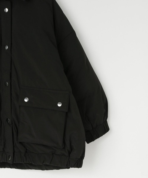 LOWRYS FARM（ローリーズファーム）の「エアサーマルコーチジャケット　 494865（ブルゾン・キッズ・ブラウン/アイボリー/ブラック・110cm/120cm/130cm/140cm/150cm）」の6枚目の写真