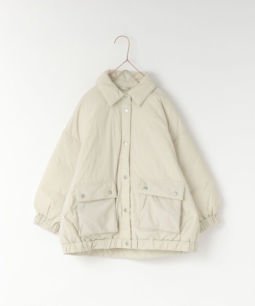 LOWRYS FARM（ローリーズファーム）の「エアサーマルコーチジャケット　 494865（ブルゾン・キッズ・ブラウン/アイボリー/ブラック・110cm/120cm/130cm/140cm/150cm）」の14枚目の写真