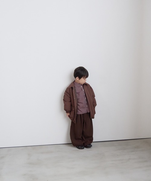 LOWRYS FARM（ローリーズファーム）の「エアサーマルコーチジャケット　 494865（ブルゾン・キッズ・ブラウン/アイボリー/ブラック・110cm/120cm/130cm/140cm/150cm）」の22枚目の写真