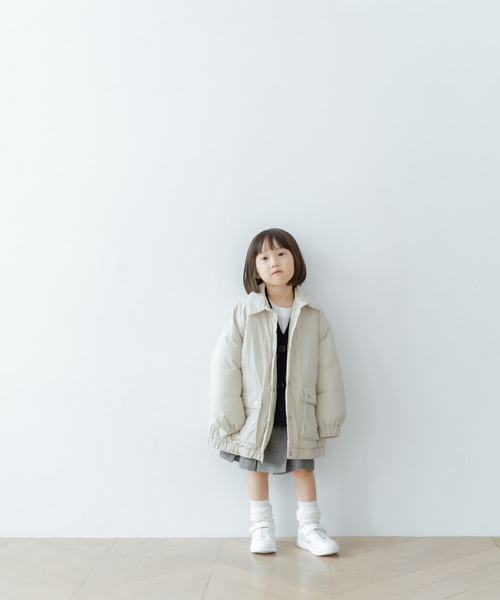 LOWRYS FARM（ローリーズファーム）の「エアサーマルコーチジャケット　 494865（ブルゾン・キッズ・ブラウン/アイボリー/ブラック・110cm/120cm/130cm/140cm/150cm）」の18枚目の写真