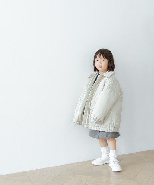 LOWRYS FARM（ローリーズファーム）の「エアサーマルコーチジャケット　 494865（ブルゾン・キッズ・ブラウン/アイボリー/ブラック・110cm/120cm/130cm/140cm/150cm）」の19枚目の写真