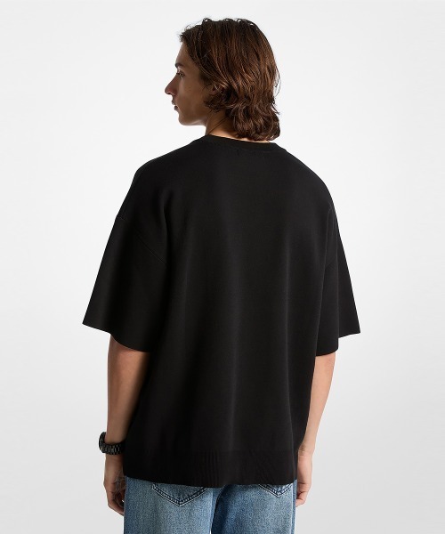 MICHAEL KORS（マイケルコース）の「ユニセックス ショートスリーブ コットン セーター（ニット/セーター・メンズ・ブラック・L/XL/S/M）」の5枚目の写真