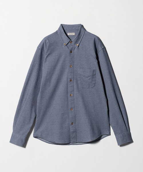 セール】クイック ストレッチ シャンブレー ボタンダウン シャツ SLIM