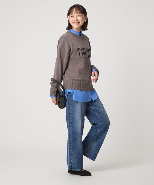 セール】ロゴ ニット プルオーバー ウォッシャブル（ニット/セーター