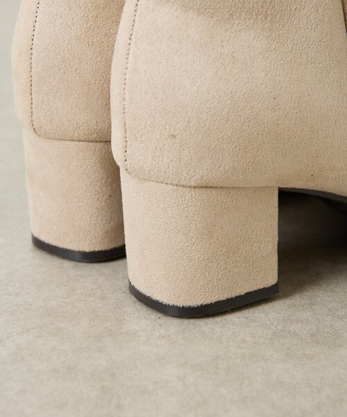 Jena espace merveilleux(ジェナ エスパスメルヴェイユ)の「バイカラーショートブーツ(ブーツ・レディース・ブラック/ブラウン・MEDIUM/LARGE)」の6枚目の写真