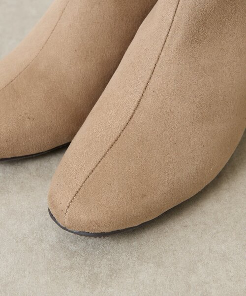 Jena espace merveilleux(ジェナ エスパスメルヴェイユ)の「バイカラーショートブーツ(ブーツ・レディース・ブラック/ブラウン・MEDIUM/LARGE)」の5枚目の写真