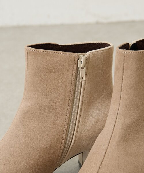 Jena espace merveilleux(ジェナ エスパスメルヴェイユ)の「バイカラーショートブーツ(ブーツ・レディース・ブラック/ブラウン・MEDIUM/LARGE)」の4枚目の写真