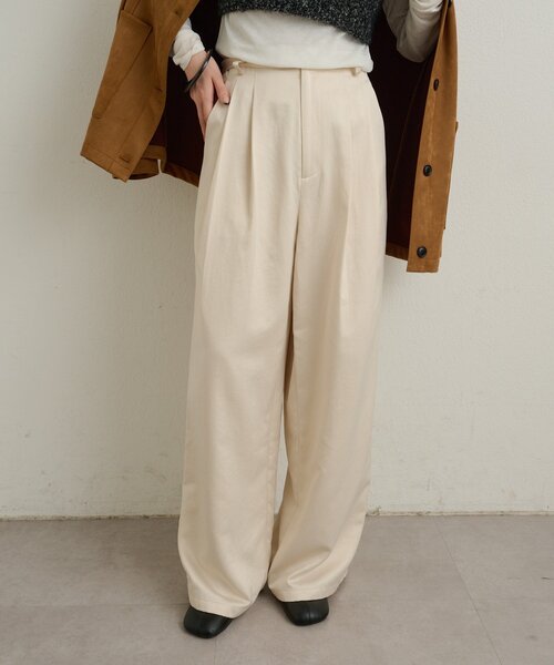 Omekashi(オメカシ)の「サテンパンツ(その他パンツ・レディース・チャコールグレー/ブラウン/ベージュ・TM/36/38)」の3枚目の写真