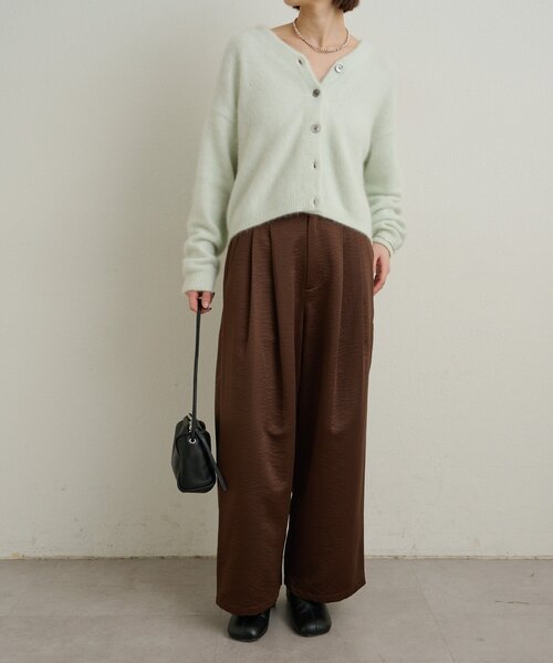 Omekashi(オメカシ)の「サテンパンツ(その他パンツ・レディース・チャコールグレー/ブラウン/ベージュ・TM/36/38)」の12枚目の写真