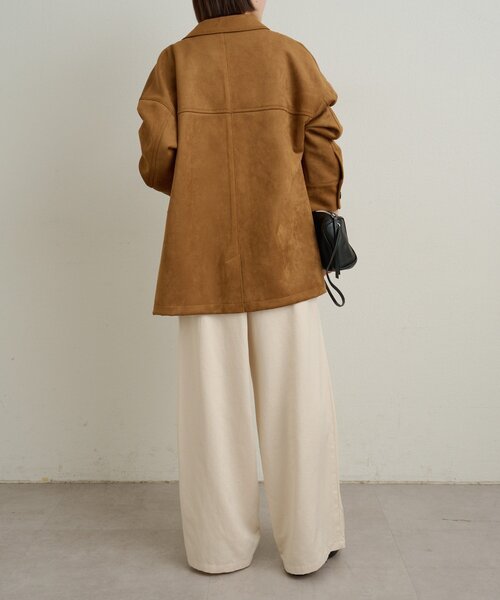 Omekashi(オメカシ)の「サテンパンツ(その他パンツ・レディース・チャコールグレー/ブラウン/ベージュ・TM/36/38)」の6枚目の写真