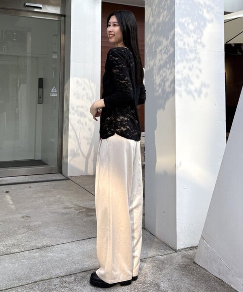 Omekashi(オメカシ)の「サテンパンツ(その他パンツ・レディース・チャコールグレー/ブラウン/ベージュ・TM/36/38)」の17枚目の写真