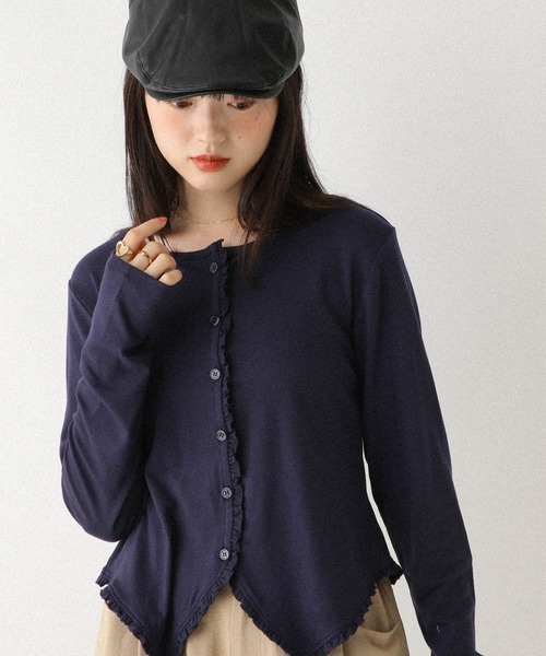 Heather(ヘザー)の「フロントデザインカットソー 592830(Tシャツ/カットソー・レディース・グレー/アイボリー/ネイビー・FREE)」の20枚目の写真