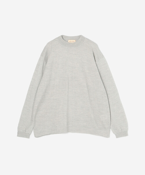 MEYAME メヤメ セーター　ライトグリーン MEYAME メヤメ 「LONG SLIT KNIT」 - WEEKENDER SHOP ANDEL