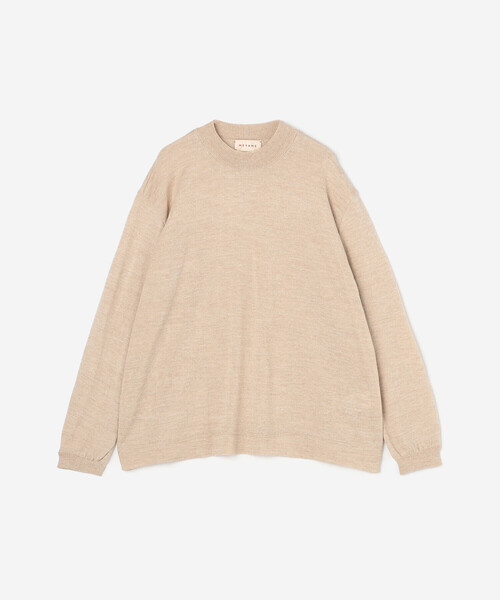 MEYAME（メヤメ）の「MEYAME | ウォッシャブル クルーネックニット WOMEN（ニット/セーター・レディース・ライトグレー/オレンジ/グリーン/ベージュ・F）」の16枚目の写真