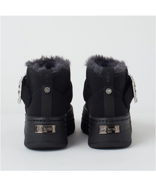 セール】【軽量】厚底エコファーブーツ（ブーツ）｜+diana（プラス