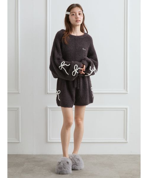 CATファールームシューズ（ルームシューズ/スリッパ）｜gelato pique