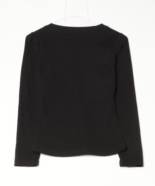 NOVESSEL（ノベセル）の「『NOVESSEL/ノベセル』クロスプリントパンクロンT【Y】【CN】（Tシャツ/カットソー・レディース・ブラック・M）」の4枚目の写真