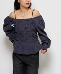 WHO'S WHO gallery | 2WAYオフショルダーパフスリーブブラウス(シャツ/ブラウス)