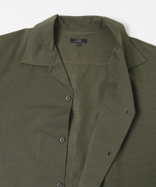 ITEMS URBANRESEARCH（アイテムズ アーバンリサーチ）の「ペーパータッチオープンカラーシャツ（シャツ/ブラウス・メンズ・グレー/カーキ/ブラック・MEDIUM/LARGE）」の15枚目の写真