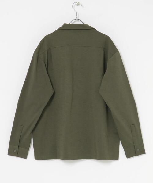 ITEMS URBANRESEARCH（アイテムズ アーバンリサーチ）の「ペーパータッチオープンカラーシャツ（シャツ/ブラウス・メンズ・グレー/カーキ/ブラック・MEDIUM/LARGE）」の16枚目の写真