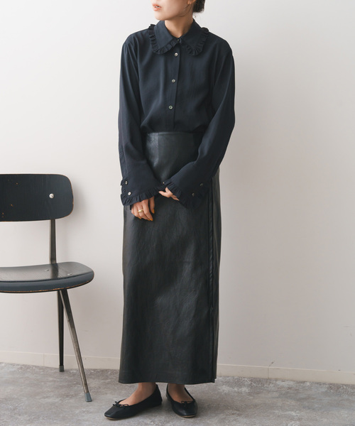 Spick and Span スピックアンドスパン フリルカラーブラウス 追加2》フリルカラーブラウス（シャツ/ブラウス）｜Spick & Span