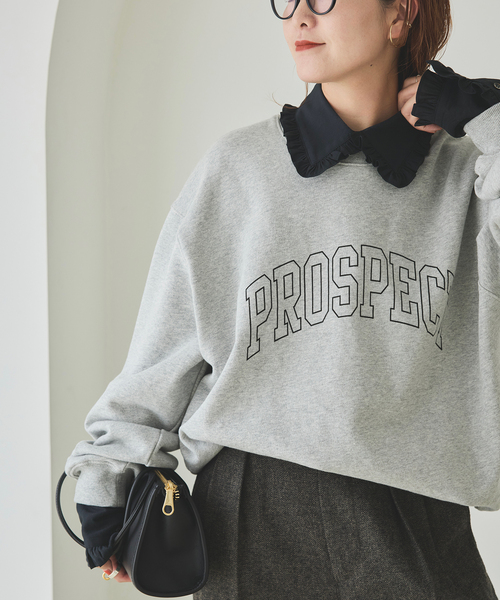 Spick & Span（スピックアンドスパン）の「《追加2》フリルカラーブラウス（シャツ/ブラウス・レディース・ブラック/ホワイト・FREE）」の4枚目の写真