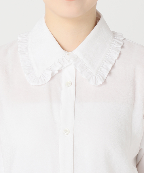 Spick and Span スピックアンドスパン フリルカラーブラウス 追加2》フリルカラーブラウス（シャツ/ブラウス）｜Spick & Span