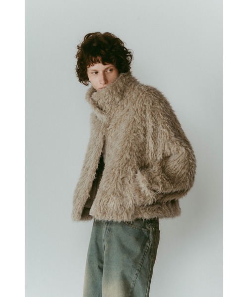 shaggy stand collar coat（その他アウター）｜Knuth Marf
