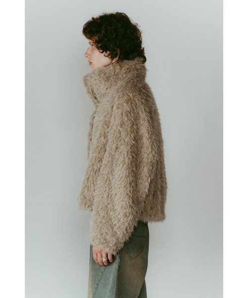 shaggy stand collar coat（その他アウター）｜Knuth Marf