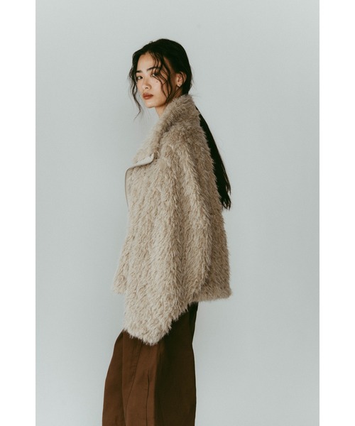 shaggy stand collar coat（その他アウター）｜Knuth Marf