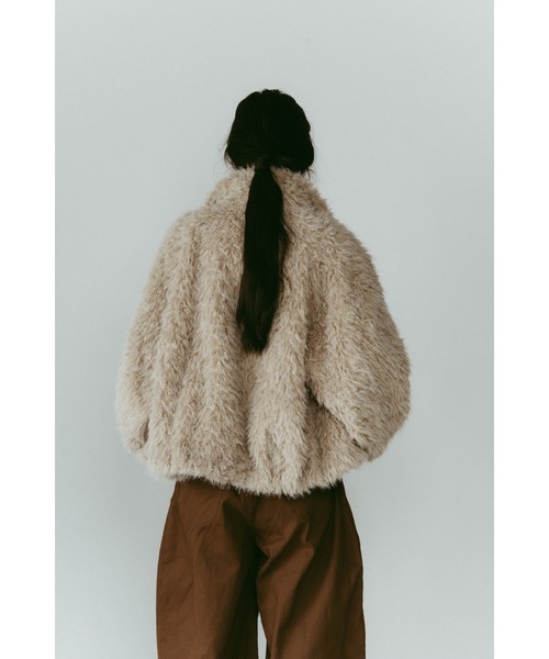セール】shaggy stand collar coat（その他アウター）｜Knuth Marf
