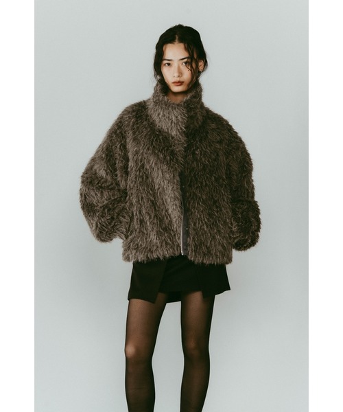 セール】shaggy stand collar coat（その他アウター）｜Knuth Marf
