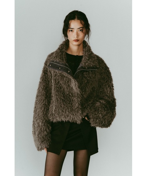shaggy stand collar coat（その他アウター）｜Knuth Marf