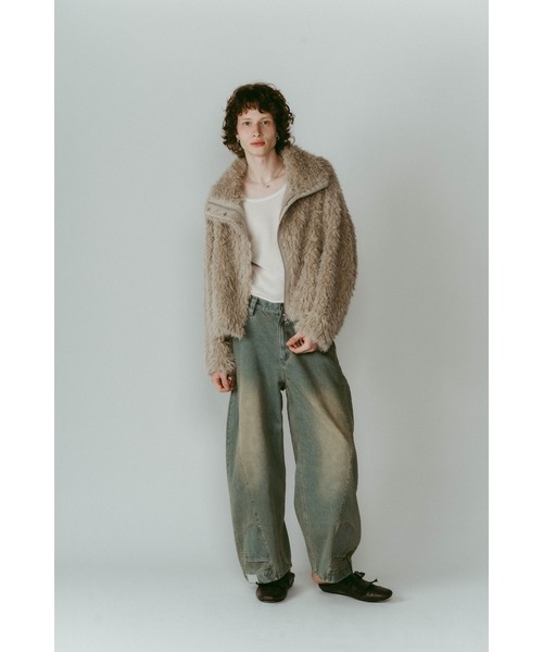 shaggy stand collar coat（その他アウター）｜Knuth Marf