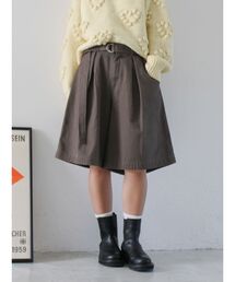 Ungrid | ワイドシルエットチノハーフパンツ(チノパンツ)