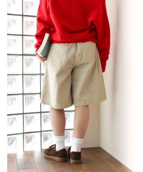 Ungrid（アングリッド）の「ワイドシルエットチノハーフパンツ（チノパンツ・レディース・チャコールグレー/ベージュ・FREE）」の13枚目の写真