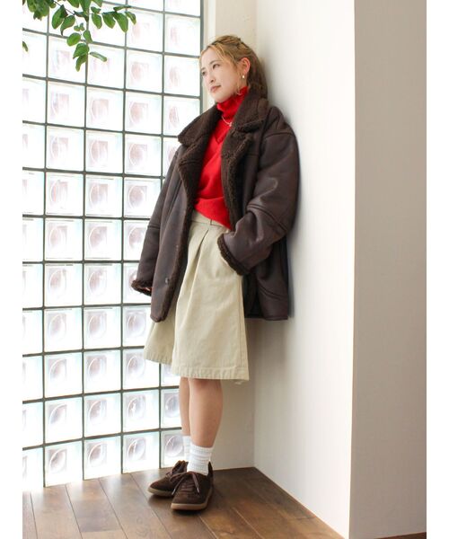 Ungrid（アングリッド）の「ワイドシルエットチノハーフパンツ（チノパンツ・レディース・チャコールグレー/ベージュ・FREE）」の20枚目の写真