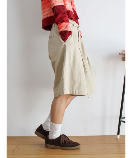 Ungrid（アングリッド）の「ワイドシルエットチノハーフパンツ（チノパンツ・レディース・チャコールグレー/ベージュ・FREE）」の22枚目の写真