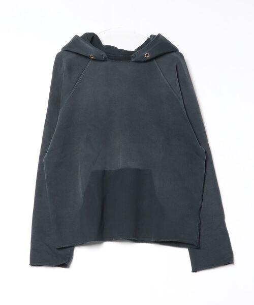 LES TIEN(レスティエン)の「LES TIEN RAW RAGLAN HOODIE SWEATER (CF-1135-PS)(パーカー・メンズ・ブラック系その他・MEDIUM/LARGE/X-LARGE)」の5枚目の写真