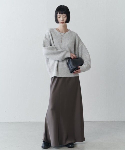 Lui's（ルイス）の「ラメスパンコールニットプルオーバー（ニット/セーター・レディース・ブラウン/ブラック/グレー・FREE）」の17枚目の写真