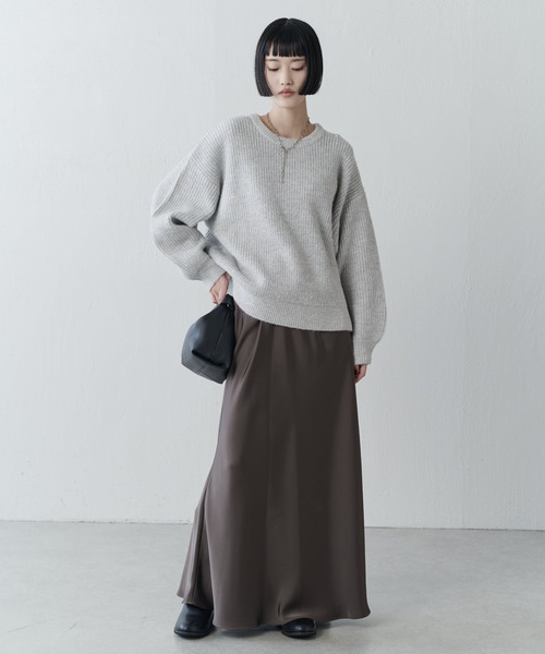 Lui's（ルイス）の「ラメスパンコールニットプルオーバー（ニット/セーター・レディース・ブラウン/ブラック/グレー・FREE）」の18枚目の写真