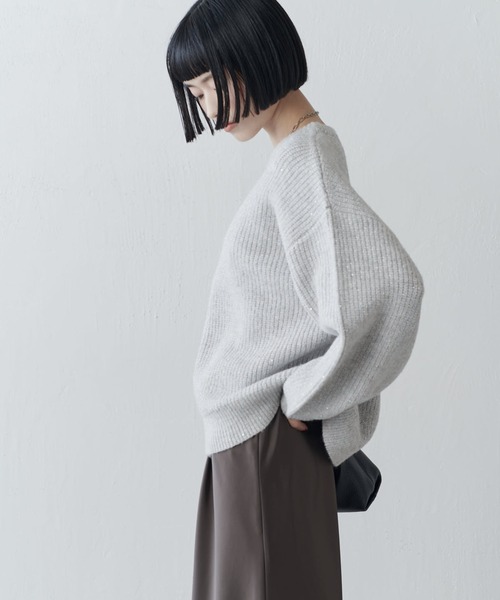 Lui's（ルイス）の「ラメスパンコールニットプルオーバー（ニット/セーター・レディース・ブラウン/ブラック/グレー・FREE）」の15枚目の写真