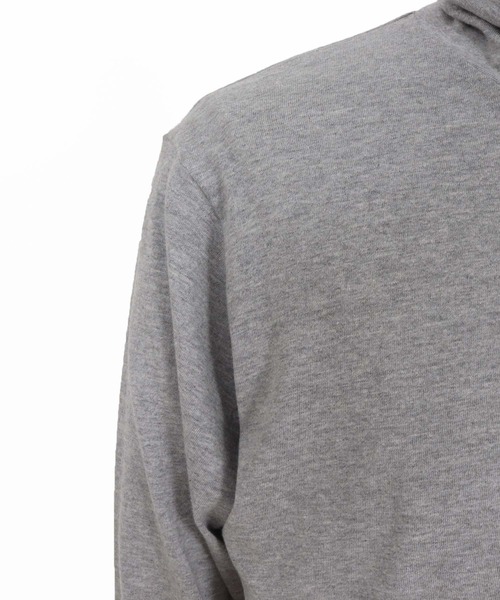 CAMBIO(カンビオ)の「mlt5431-サイドスリットタートルネックカットソー(CAM-6568)(Tシャツ/カットソー・メンズ・ブラック/オフホワイト/杢グレー・M/L)」の9枚目の写真
