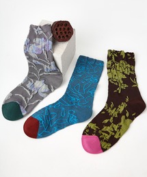 SANSeLF（サンセルフ）の「【SANSeLF】 フラワーパターンソックス 総柄デザイン  saa25a080（ソックス/靴下・レディース）」