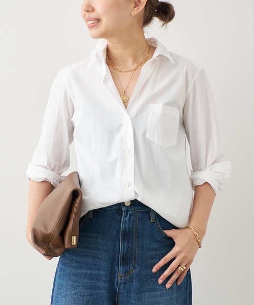 Deuxieme Classe FRANK & EILEEN コットンシャツ FRANK&EILEEN