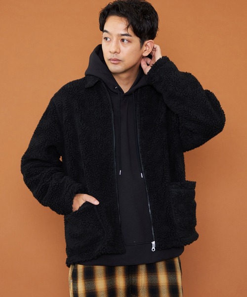 セール】Lee/リー ボアジップアップジャケット【ユニセックス