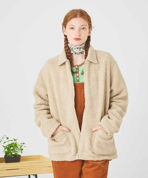 セール】Lee/リー ボアジップアップジャケット【ユニセックス