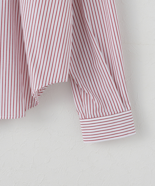 PULP/417EDIFICE（パルプフォーワンセブンエディフィス）の「VAQUERA / バケラ WOMEN TROMPE L'OEIL BUTTON DOWN（シャツ/ブラウス・レディース・ホワイト・SMALL/X-SMALL）」の3枚目の写真